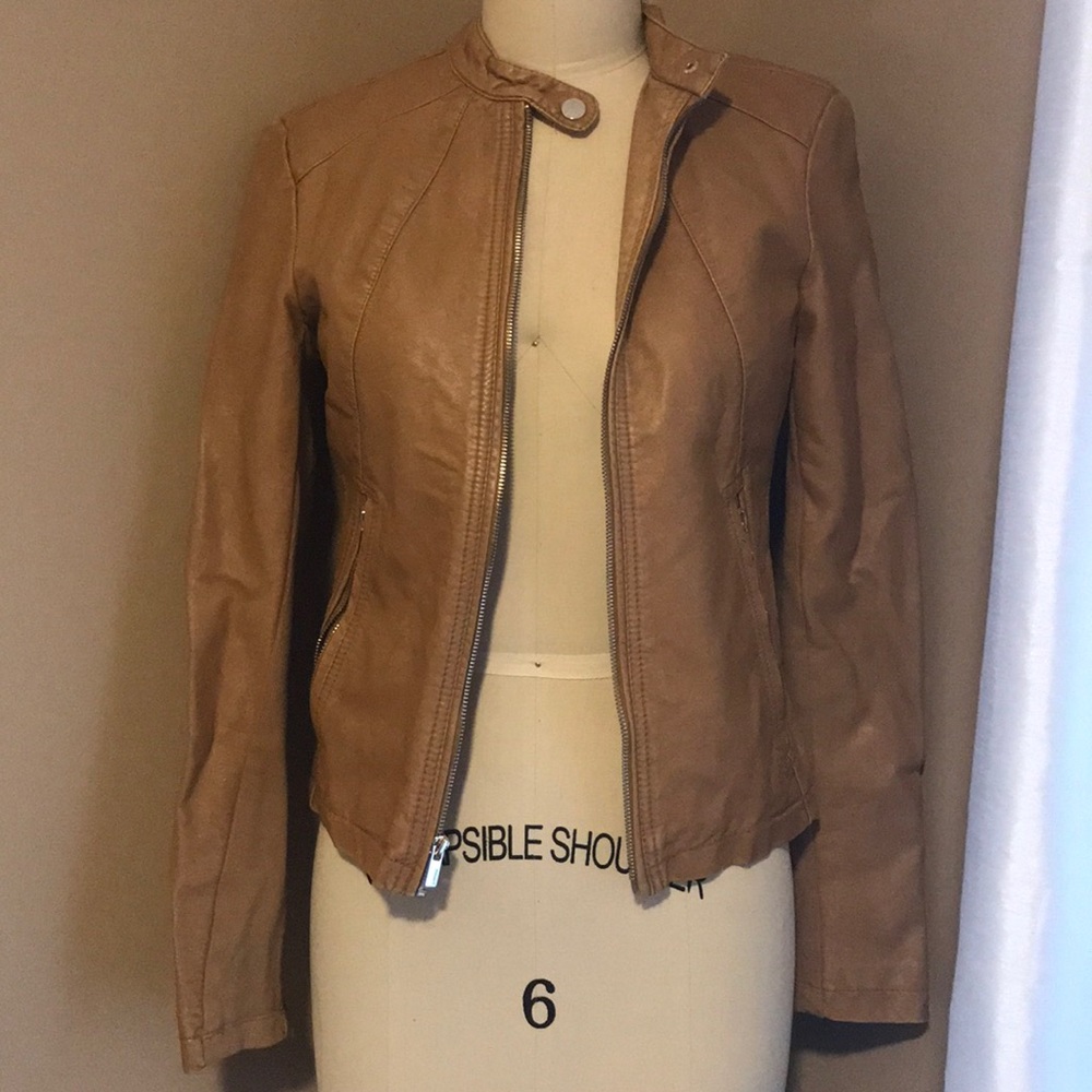 Faux Leather Jacket